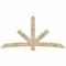 Ekena Millwork Alberta Rough Sawn Timber Gable Bracket, Douglas Fir, 96"W x 48"H x 6"D x 6"F, 12/12 Pitch GBW096X48X0606ALB00RDF - alternate 1
